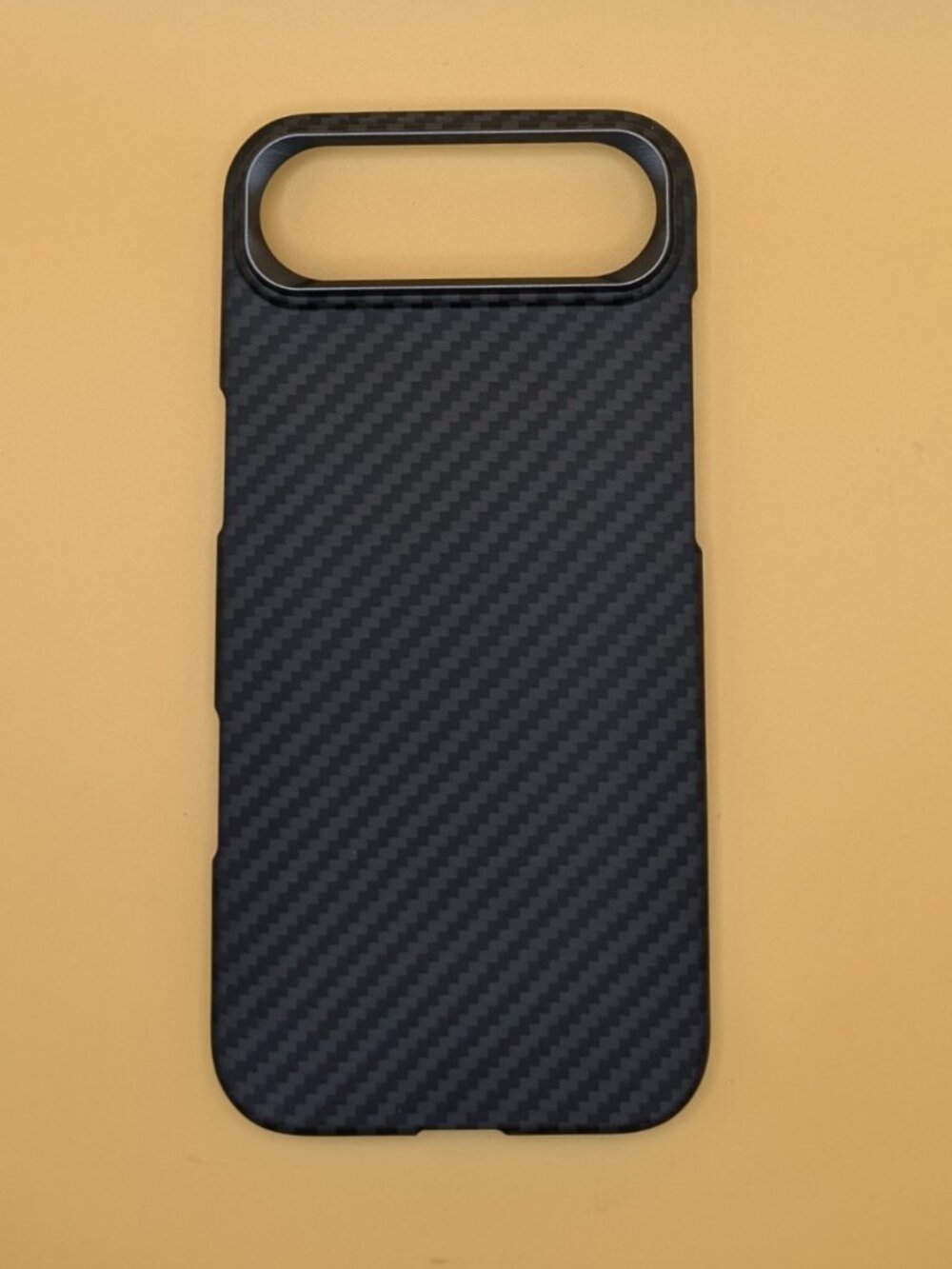 iPhone 17 Aramid Fiber Case MagSafe Slim & Light-Black/Grey(Twill)